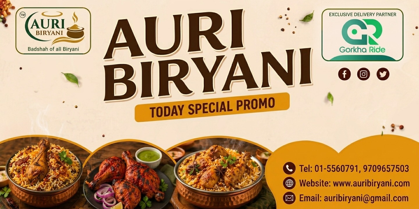 Auri Biryani Today Special Promo